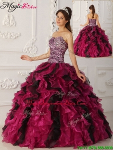 Elegant Multi Color Ball Gown Floor Length Magic Miss Quinceanera Dresses
