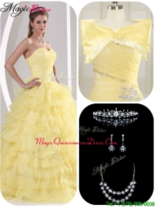Latest Beading and Appliques Magic Miss Quinceanera Dresses for Fall