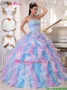 New Style Ball Gown Sweetheart Floor Length Quinceanera Dresses
