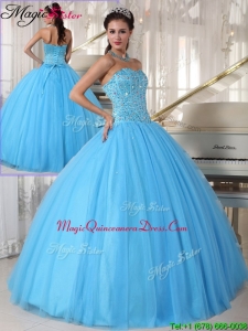 Romantic Sweetheart Ball Gown Beading Sweet 16 Dresses