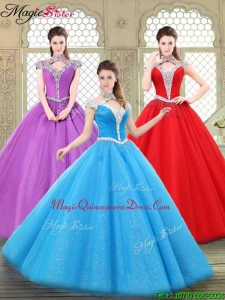 Perfect Halter Top Quinceanera Dresses with Beading