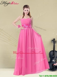 Pretty Sweetheart Dama Dresses For Quinceanera with Ruching and Belt