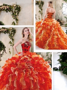 Perfect Multi Color Sweet Sixteen Dresses with Beading and Ruffles