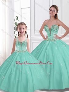 2016 Spring Pretty Ball Gown Beading Princesita with Quinceanera Dresses