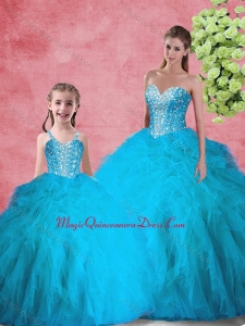 Latest Ball Gown Sweetheart Princesita with Quinceanera Dresses with Beading for Summer