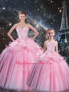Wonderful Ball Gown Princesita with Quinceanera Dress with Beading