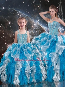 2016 Luxurious Ball Gown Sweetheart Multi Color Princesita with Quinceanera Dress