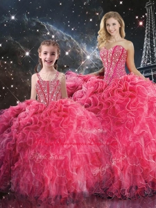 2016 Pretty Ball Gown Sweetheart Princesita with Quinceanera Dress with Beading