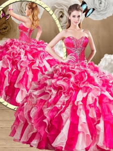 New Arrivals Sweetheart Multi Color Quinceanera Dresses with Ruffles