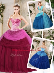 Pretty Ball Gown Beading Couture Quinceanera Dresses for Fall