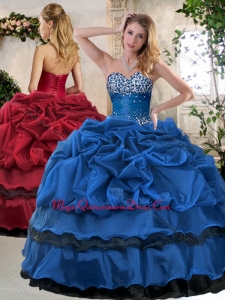 Classical Ball Gown Beading and Pick Ups Couture Quinceanera Dresses