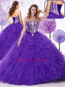 New Arrivals Sweetheart Couture Quinceanera Dresses with Beading and Ruffles