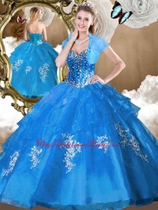 Perfect Ball Gown Couture Quinceanera Dresses with Beading and Appliques