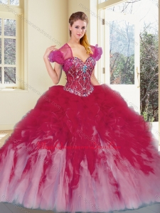 Formal Multi Color Quinceanera Dresses with Beading and Ruffles