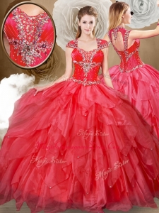 Formal Sweetheart Beading and Red Quinceanera Dresses