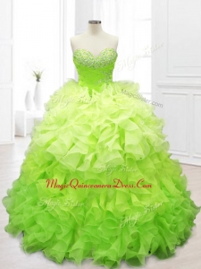 New Arrivals Custom Made Sweet 16 Dresses with Beading and Ruffles