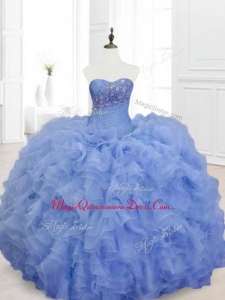2016 New Style Custom Made Sweet 16 Dresses with Beading and Ruffles