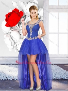Discount High Low Dama Dresses with Beading for Graduation