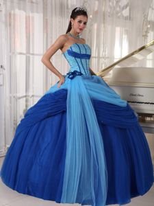 Lace-up Two-toned Floor-length Beaded Sweet Sixteen Dresses on Discount