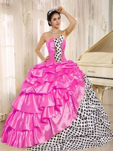 Multi-colored Strapless Quinceanera Gown Dresses in Flower Mound TX