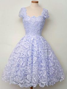 Cap Sleeves Lace Lace Up Quinceanera Court Dresses