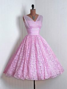 Sweet Sleeveless Lace Lace Up Court Dresses for Sweet 16
