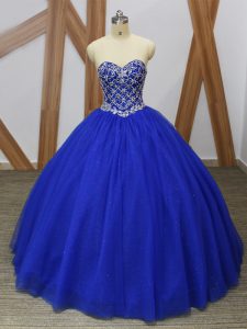 Artistic Sleeveless Beading Lace Up Sweet 16 Quinceanera Dress
