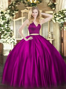 Top Selling Halter Top Sleeveless Satin Quinceanera Gown Ruching Zipper