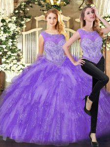 Custom Designed Floor Length Ball Gowns Sleeveless Eggplant Purple Ball Gown Prom Dress Zipper