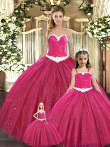 Comfortable Red Sweet 16 Dresses Military Ball and Sweet 16 and Quinceanera with Ruching Sweetheart Sleeveless Lace Up