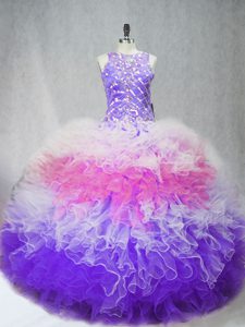Floor Length Ball Gowns Sleeveless Light Blue Ball Gown Prom Dress Zipper