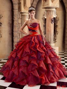 Brand New Strapless Appliqued Ruffled Quinces Dresses in Bermejo Bolivia