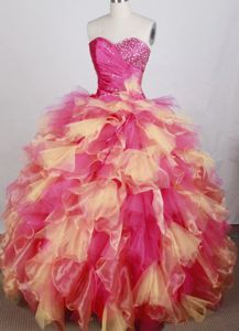 Colorful Sweetheart Beads Dress For Quinceanera in Begnins Switzerland