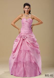 New a-Line Pink Quinceanera Gown with Bow in Cochabamba Bolivia