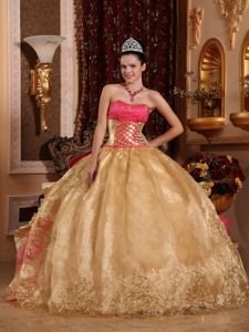 Ruffled Layers and Lace Decorated Ball Gown Quince Dresses in Issaquah