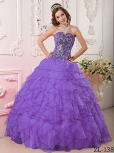 Ruffled Sequined Bodice Quinceanera Gown Dresses near Port Orchard