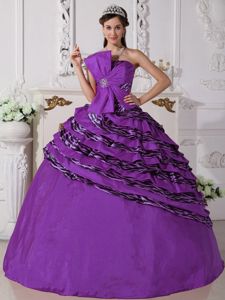 Purple Ball Gown Strapless Quinceanera Gown in Mendoza Argentina