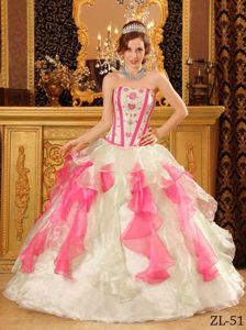 Multi-color Sweetheart Long Quinceanera Gowns with Embroidery in Elgin