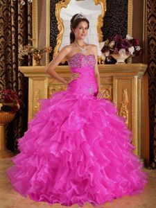Sequins Ruching and Ruffled Layers Ball Gown Dress for Quince in Tacoma