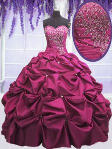Sleeveless Lace Up Floor Length Beading and Appliques and Pick Ups Ball Gown Prom Dress