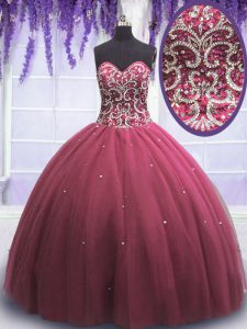 Floor Length Ball Gowns Sleeveless Pink 15 Quinceanera Dress Lace Up