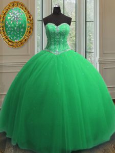 Quinceanera Dresses Military Ball and Sweet 16 and Quinceanera and For with Beading and Sequins Sweetheart Sleeveless Lace Up