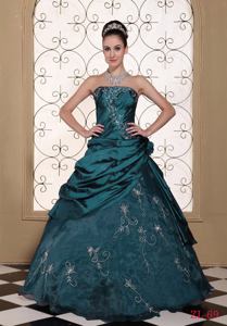 Exclusive Strapless Quinceanera Dress With Embroidery For 2013 in Lowell MA