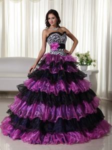 Sweetheart Floor-length Organza Quinceanera Dress with Beading in Cessnock