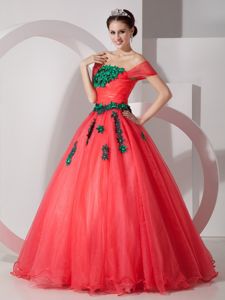 Off The Shoulder Appliques Dress For Quinceanera near Woodland WA