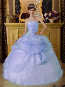 Ruche Appliques and Pick Ups Lavender Quinceanera Dress in Washougal