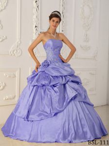 Lilac Beads Taffeta Sweet 16 Dresses with Pick-ups in Cremlingen