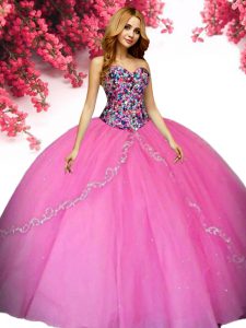 Sleeveless Lace Up Floor Length Beading Sweet 16 Quinceanera Dress